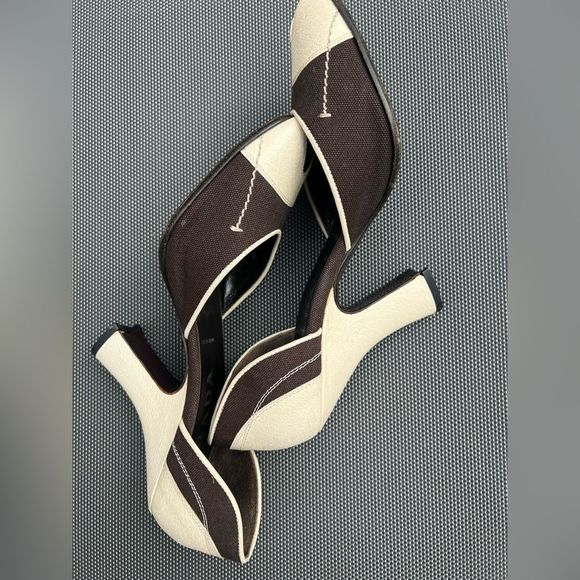 Vintage PRADA Peep-toe Heels - Picture 6 of 7